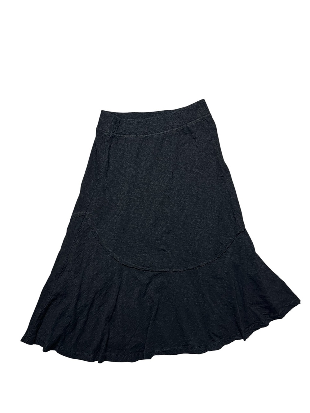 FP Beach Black Flowy Boho Midi Skirt Size Small - Picture 3 of 4